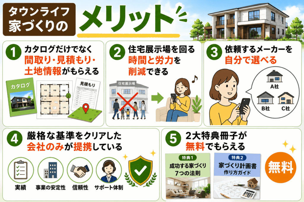 タウンライフ家づくりのメリット