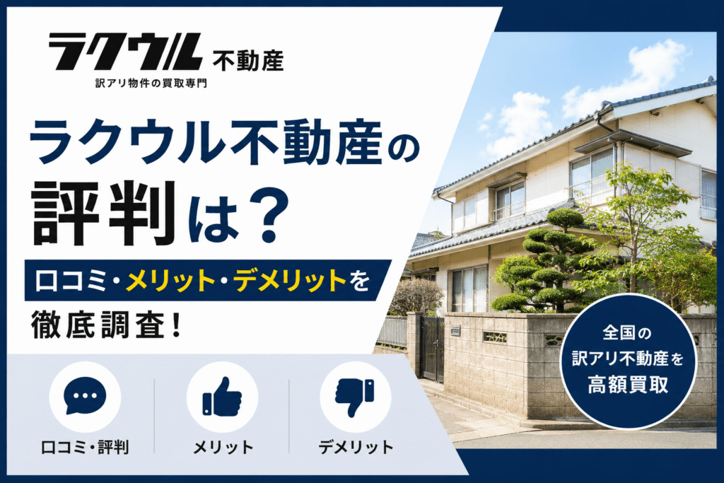 ラクウル不動産の評判は？口コミ・メリット・デメリットを徹底調査
