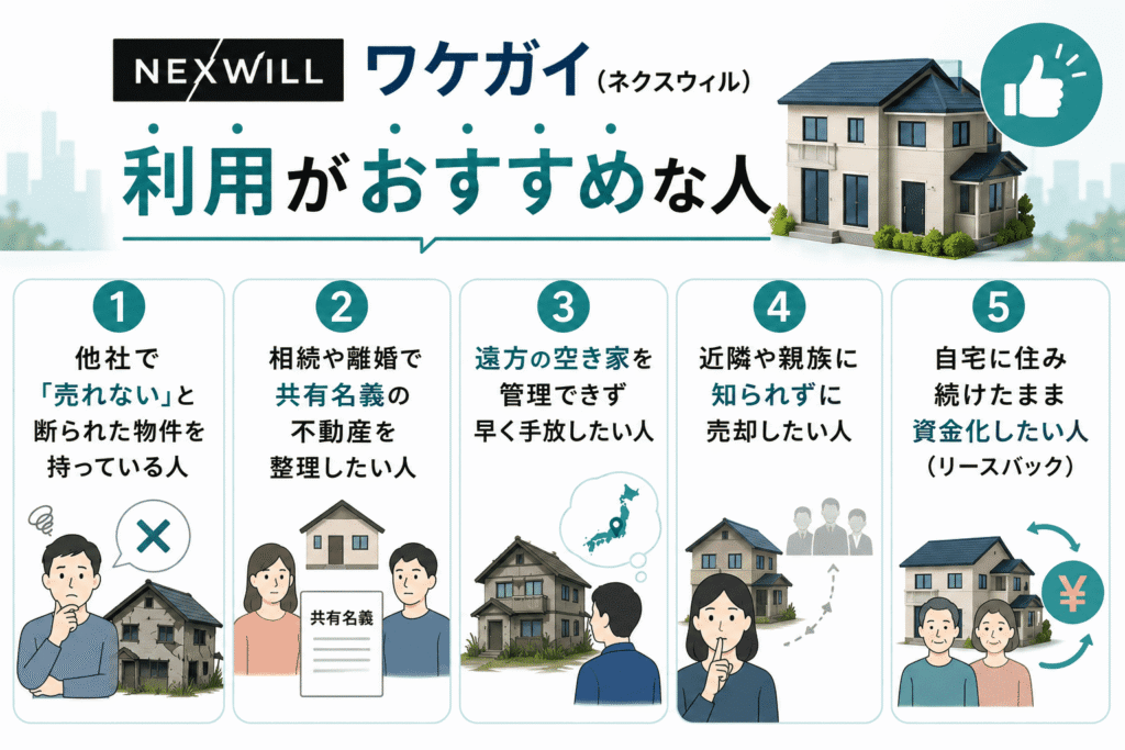 ワケガイの利用がおすすめな人