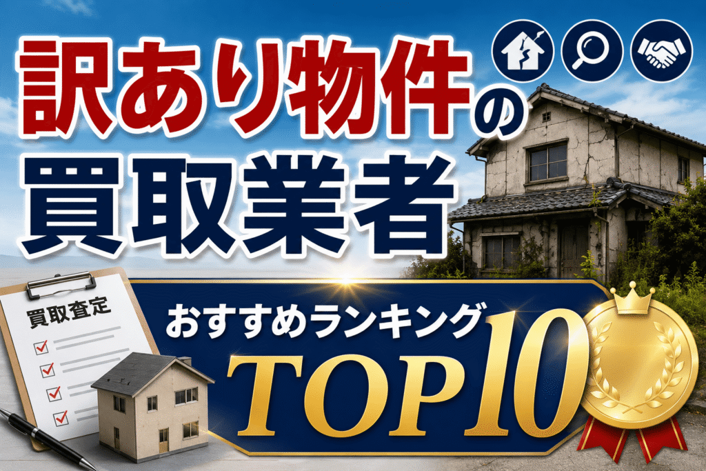 訳あり物件の買取業者おすすめランキング