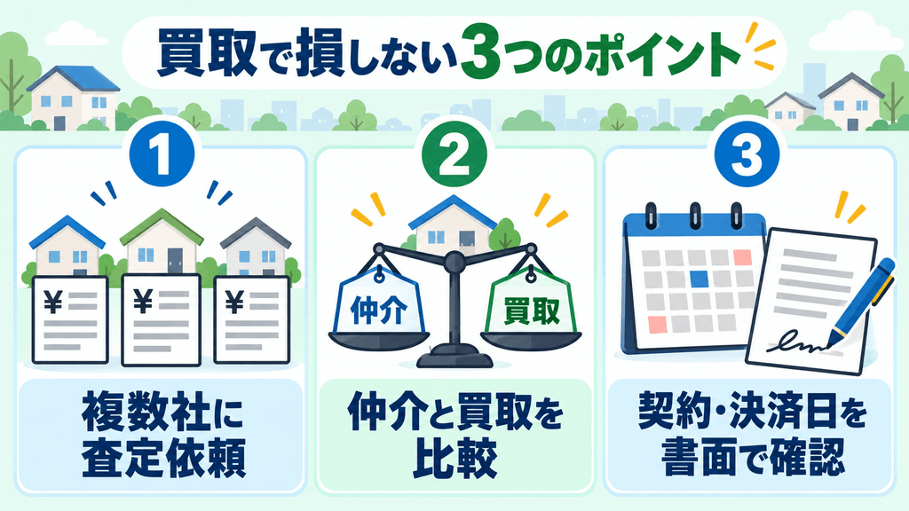カチタスの買取で損しないためのポイント