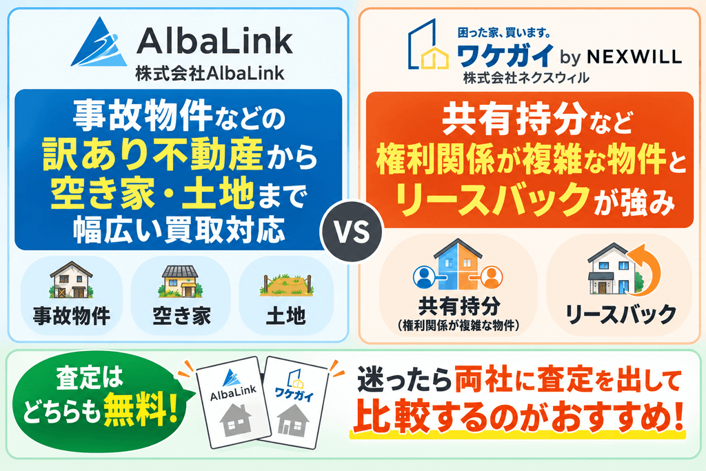 アルバリンクとワケガイ　比較