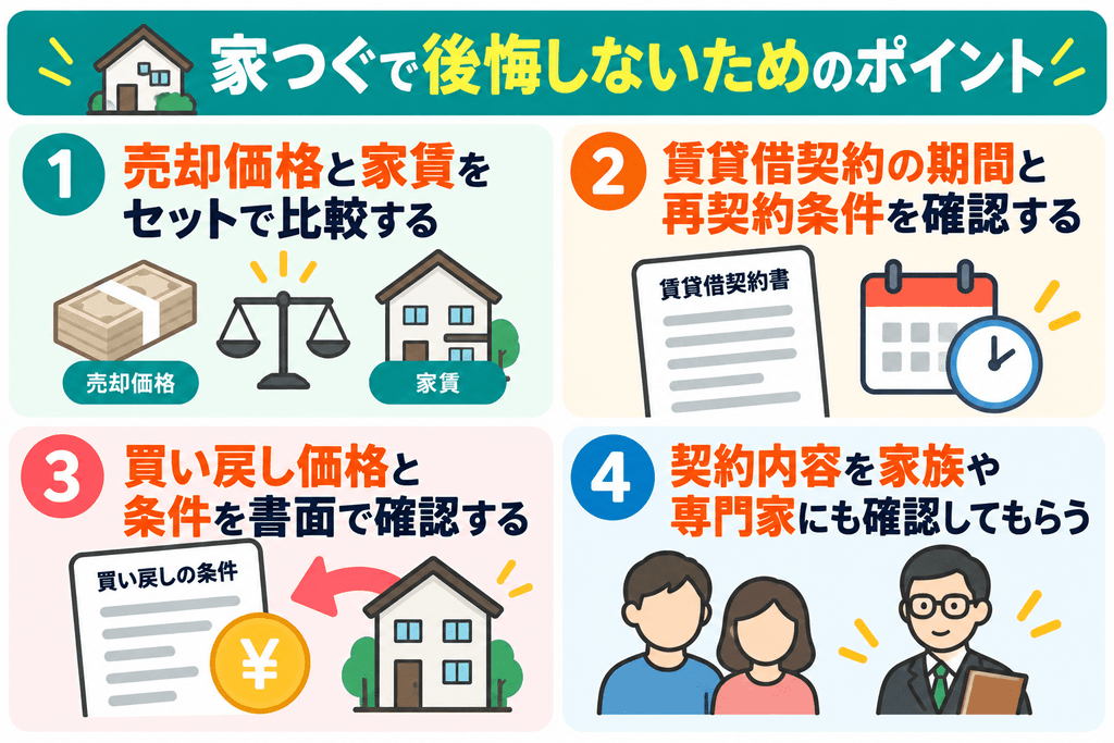 家つぐで後悔しないためのポイント